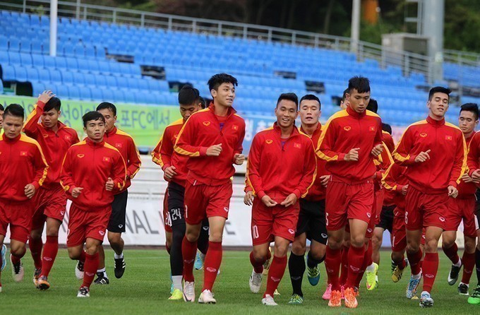 U20 Việt Nam tập kín khi đến địa điểm thi đấu World Cup