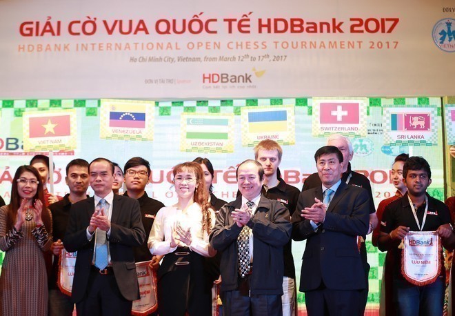 Khai mạc giải cờ vua quốc tế HDBank