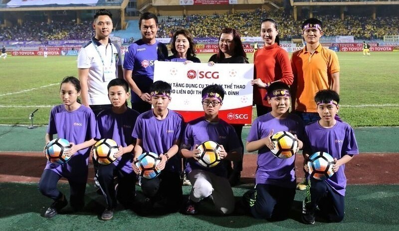 SCG phối hợp cùng CLB Hà Nội nâng cao tinh thần thể thao cho thanh thiếu niên
