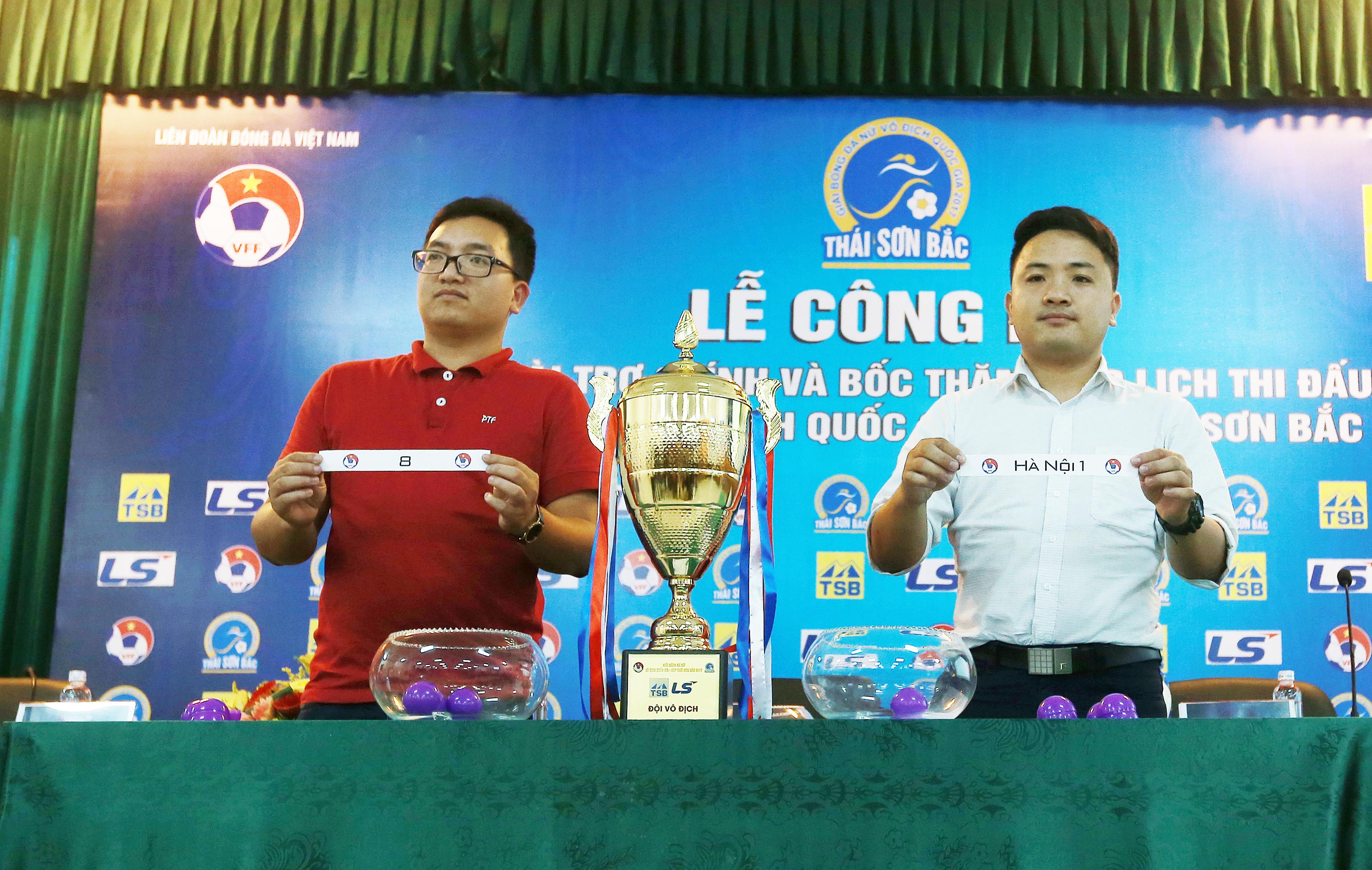 Bốc thăm xếp lịch thi đấu Giải bóng đá nữ VĐQG – Cúp Thái Sơn Bắc 2017