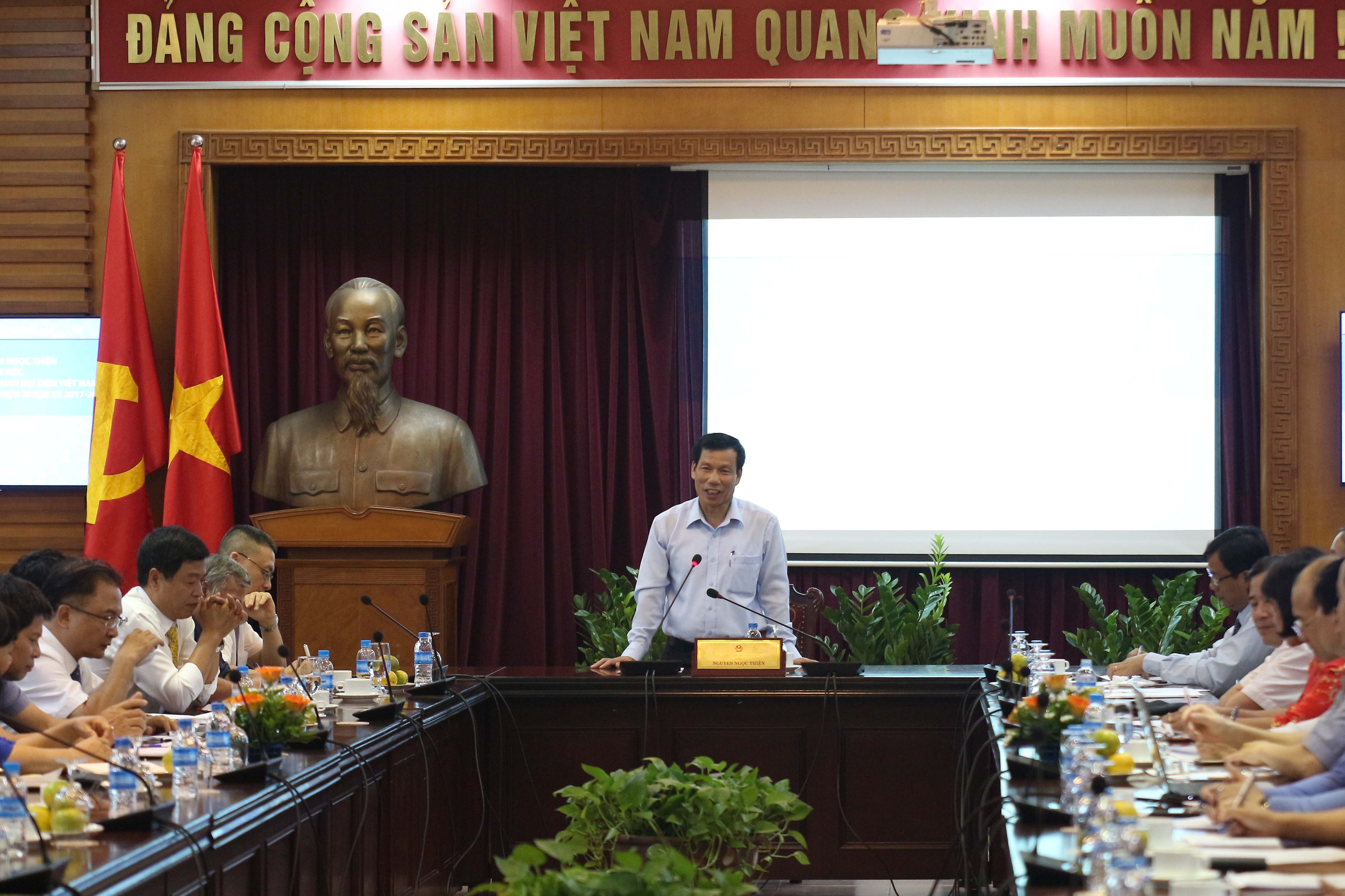 Bộ VHTTDL Nguyễn Ngọc Thiện phát biểu chỉ đạo.