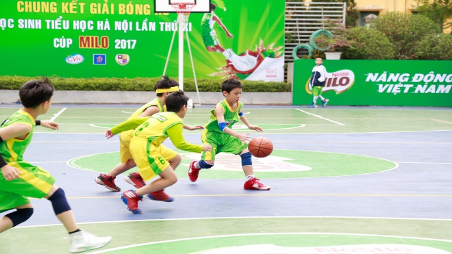 Khai mạc VCK giải bóng rổ học sinh tiểu học Hà Nội 2017