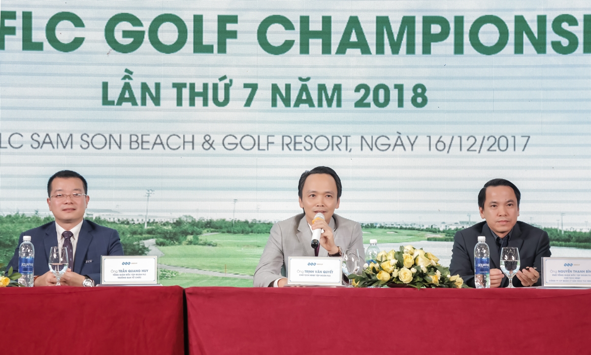 Giải FLC Golf Championship 2018 có giá trị giải thưởng lớn nhất Việt Nam