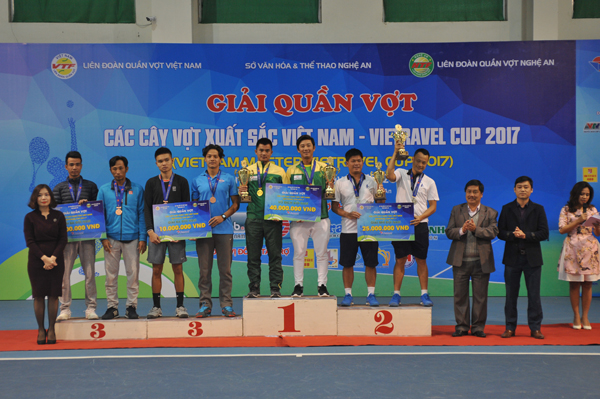 Bế mạc giải quần vợt Các Cây vợt xuất sắc Việt Nam – Vietravel Cup 2017