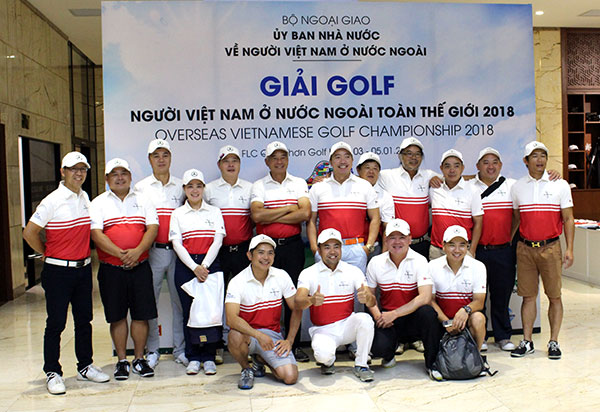 Gần 150 golfer tham dự giải golf người Việt ở nước ngoài ở Quy Nhơn