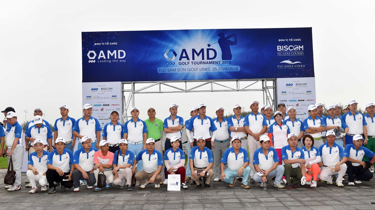 Gần 1200 golfer chính thức tranh tài tại AMD Golf Tournament 2018