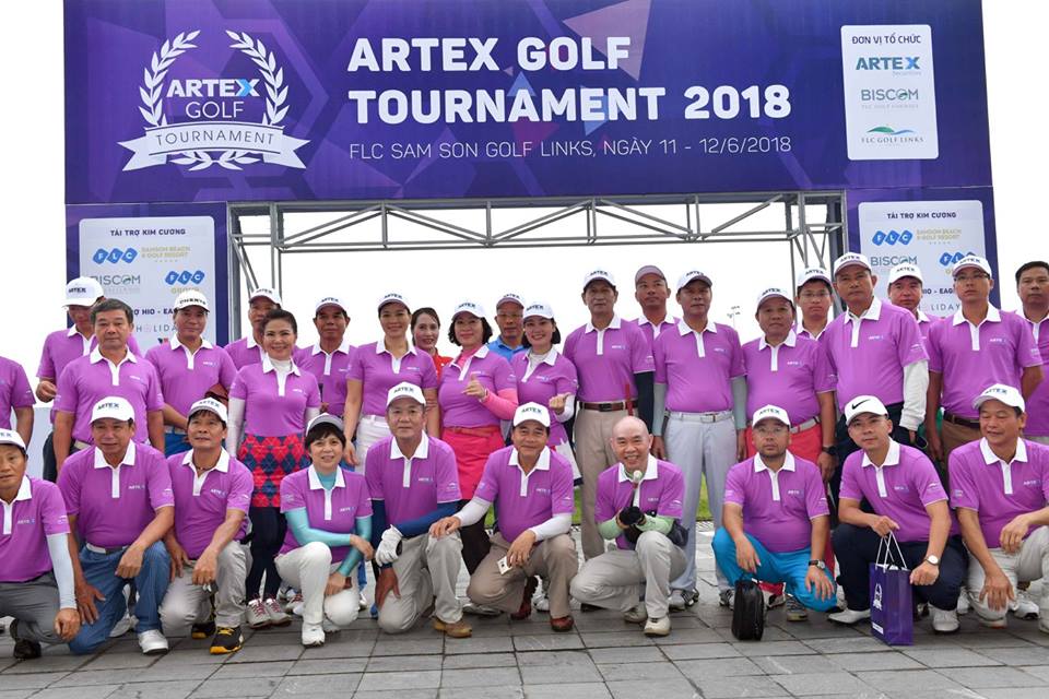 Gần 600 golfer chính thức tranh tài tại giải Artex Golf Tournament 2018