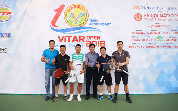 Giải quần vợt ViTAR Open 2018 tại Mátxcơva thành công tốt đẹp