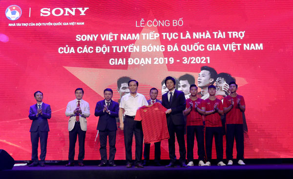 Sony tiếp tục sát cánh cùng các Đội tuyển bóng đá Quốc gia Việt Nam