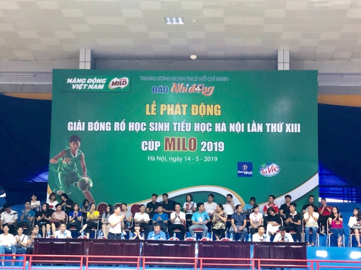 Lễ phát động và tập huấn chuyên môn giải Bóng rổ học sinh Tiểu học Hà Nội lần thứ XIII cúp Milo 2019