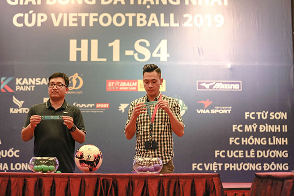 10 câu lạc bộ tham dự Giải Bóng đá hạng Nhất - Cúp Vietfootball 2019
