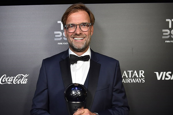 Jurgen Klopp giành giải HLV xuất sắc nhất thế giới