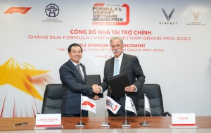 VinFast chính thức là nhà tài trợ chính của chặng đua F1 Vietnam Grand Prix 2020