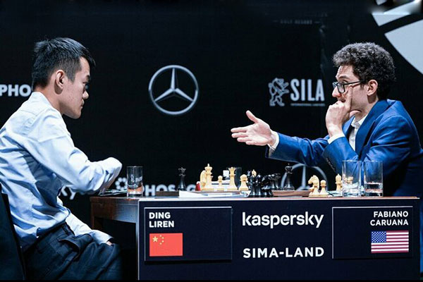 Giải cờ vua Magnus Carlsen Invitational: Caruana thắng Đinh Lập Nhân