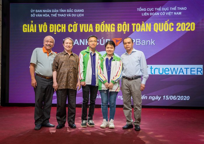 Giải cờ vua đồng đội (A2) Toàn quốc tranh cúp TPBank 2020: Tỏa sáng trí tuệ Việt
