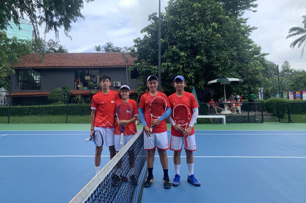 Ngày thi đấu thứ 4 vòng sơ loại giải quần vợt Junior Davis Cup, Junior Fed Cup khu vực châu Á/ Thái Bình Dương