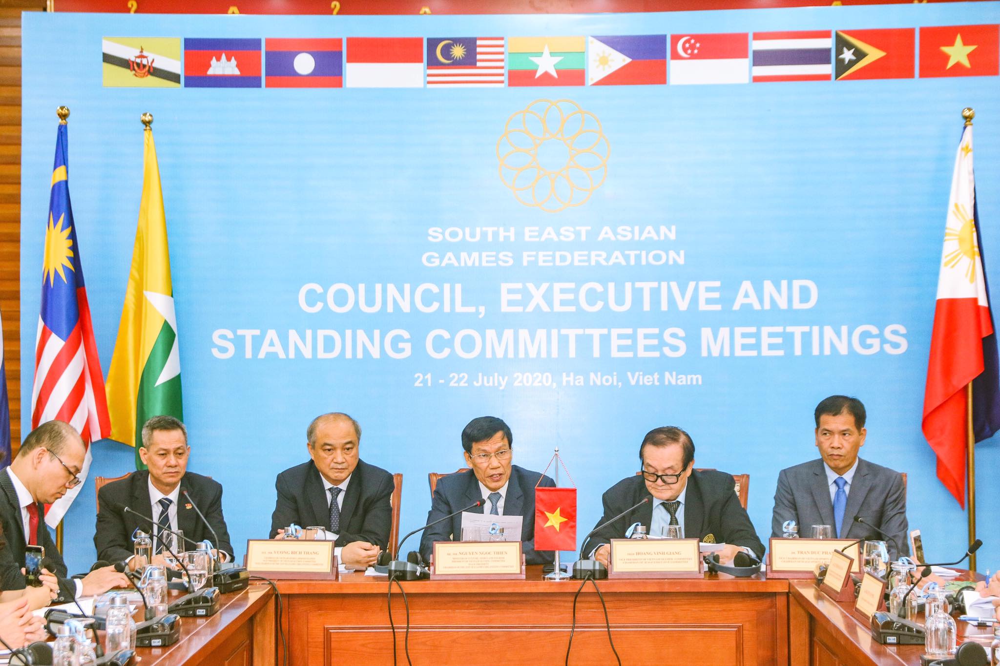 Tổng hợp nội dung 5 phiên họp Hội nghị trực tuyến  Liên đoàn Thể thao Đông Nam Á lần thứ Nhất năm 2020