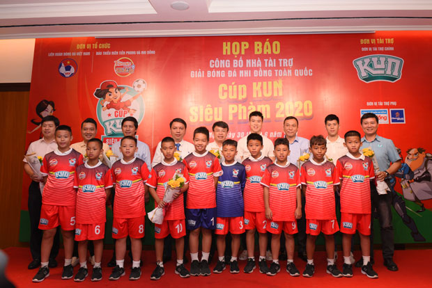 Bốc thăm chia bảng VCK Giải bóng đá Nhi đồng toàn quốc Cúp Kun Siêu Phàm 2020