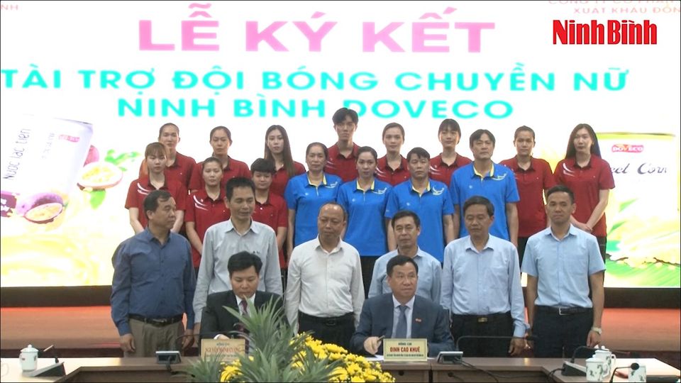 Ra mắt Đội bóng chuyển nữ Ninh Bình Doveco