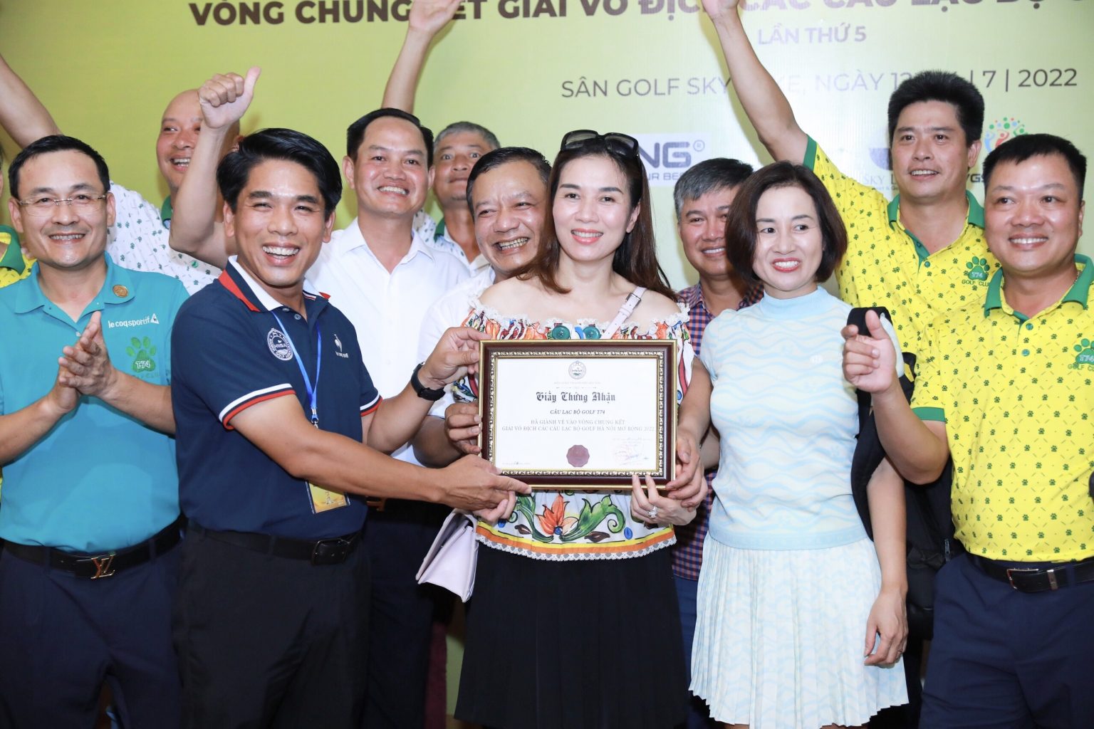 Thêm T74, Đông Anh và 3 CLB khác giành vé vào VCK giải golf CLB Hà Nội mở rộng 2022