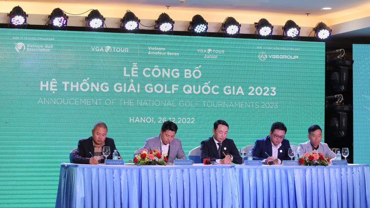 Hiệp hội golf Việt Nam công bố hệ thống giải golf quốc gia năm 2023
