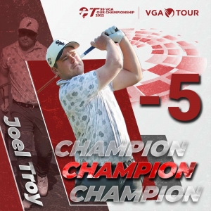 Golfer người Úc Jole Troy dễ dàng lên ngôi vô địch T99 VGA Tour Champioship 2022