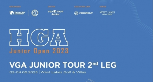 VGA công bố giải đấu 2nd Leg – HGA Junior Open 2023