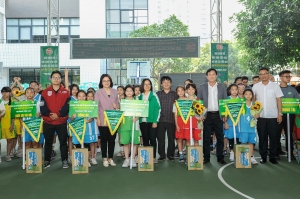 32 đội bóng nam, nữ giành quyền vào chung kết giải bóng rổ tiểu học Hà Nội