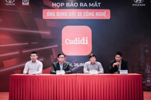 Chính thức ra mắt ứng dụng đặt xe công nghệ giá rẻ của người Việt Cudidi