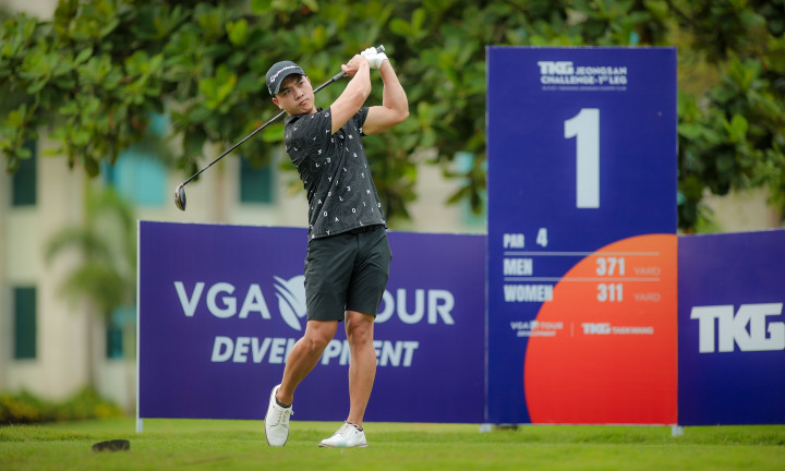 Trần Lê Duy Nhất lần đầu tiên tham dự BRG Open Golf Championship Danang