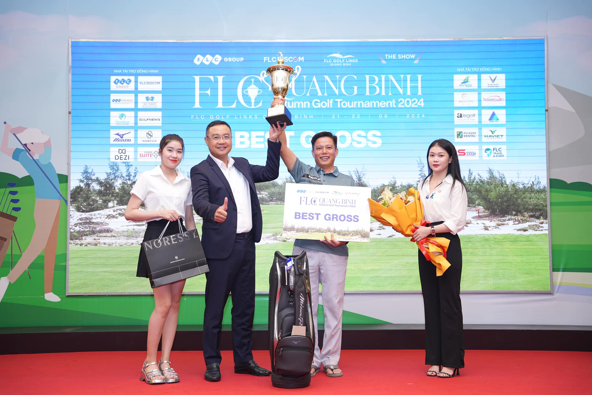 Khép lại thành công giải FLC Quang Binh Autumn Golf Tournament 2024