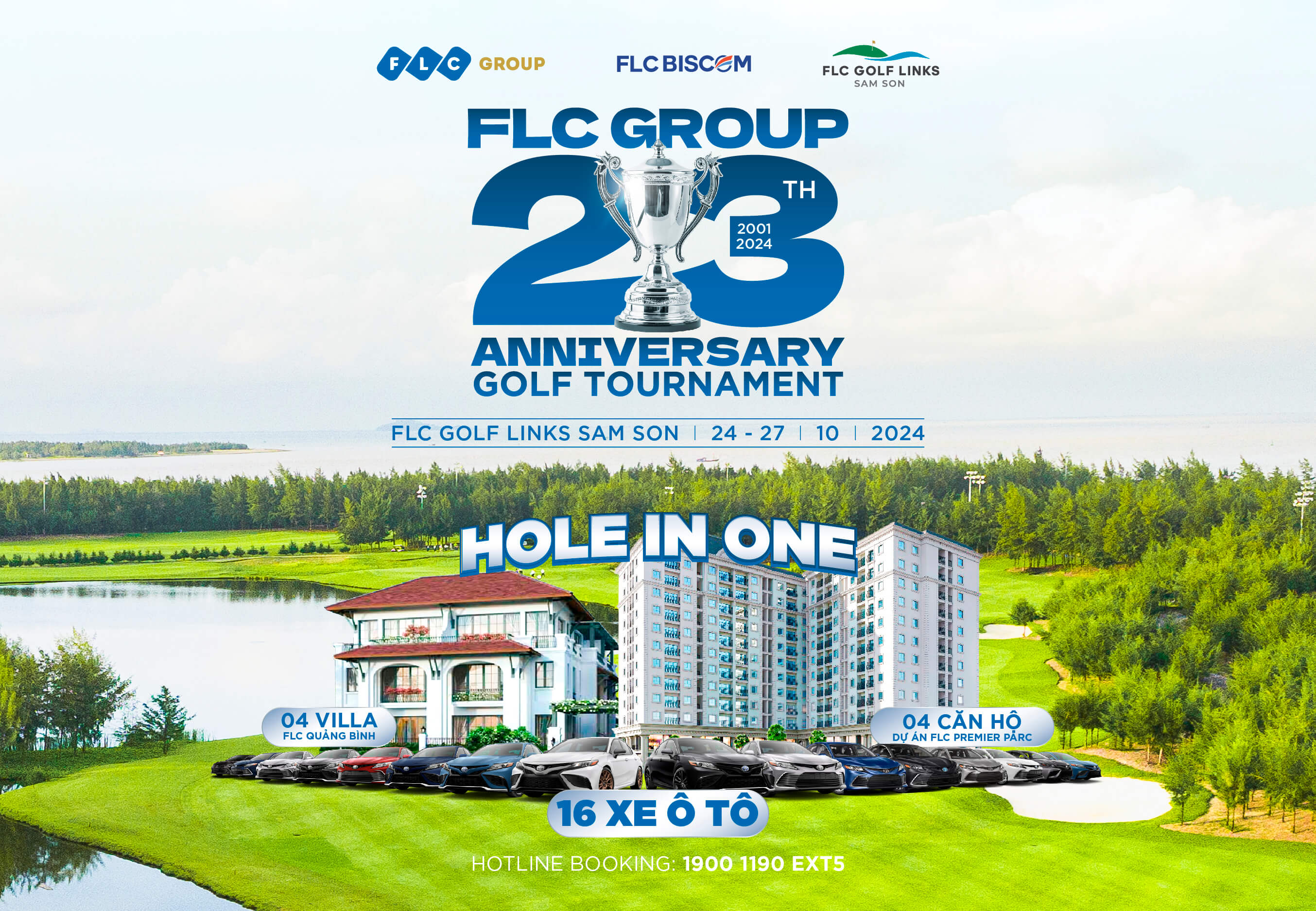 FLC Group - 23th Anniversary Golf Tournament bùng nổ với HIO khủng