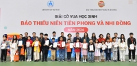 Giải Cờ vua Học sinh báo Thiếu niên Tiền phong và Nhi đồng quy tụ gần 2000 kỳ thủ nhí