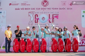 CLB Luật sư miền Bắc vô địch giải các Câu lạc bộ golf Nữ toàn quốc 2024