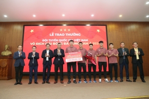 VFF tổ chức lễ trao thưởng đội tuyển Việt Nam vô địch ASEAN Cup 2024