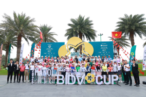 Chính thức khởi tranh giải Vô địch Golf Hà Nội Mở rộng - BIDV Cup 2025 
