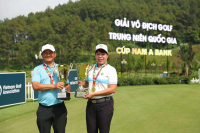 Hoàng Ngọc Quý và  Ngô Thị An Trinh vô địch Giải golf Trung niên Quốc gia – Cúp Nam A Bank 2025