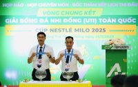 Họp báo VCK Giải bóng đá Nhi đồng Toàn quốc Cúp Nestlé MILO 2025