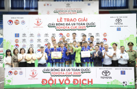 Giải bóng đá U9 Toàn quốc Toyota Cup 2025: U9 Việt Hùng Thanh Hoá đăng quang ngôi vô dịch