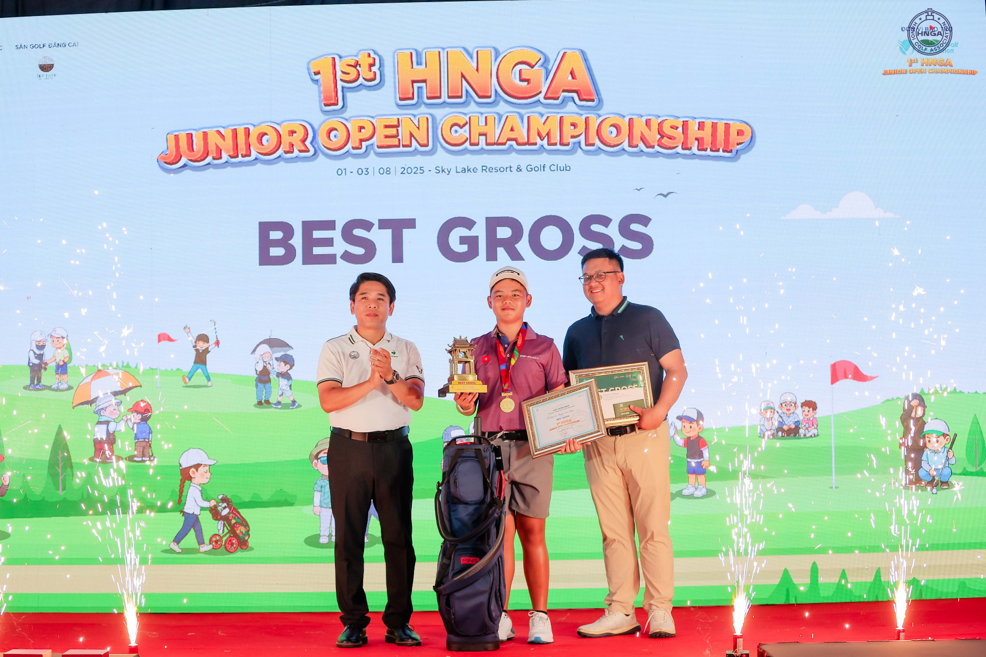 Nguyễn Trọng Hoàng vô địch Giải 1st HNGA Junior Open Championship 2025 