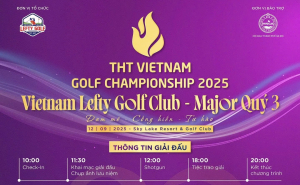 CLB golf Tay trái Việt Nam Công bố giải THT Vietnam Golf Championship 2025
