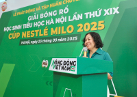Sức nóng Giải Bóng rổ Học sinh Tiểu học Hà Nội Cúp Nestlé MILO 2025