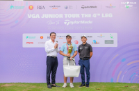 Nguyễn Quang Đại xuất sắc lên ngôi vô địch Chặng 4 VGA Junior Tour 2025 Race to TaylorMade
