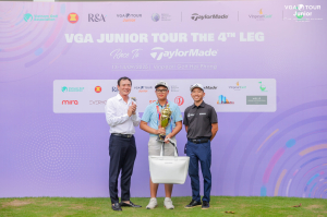 Nguyễn Quang Đại xuất sắc lên ngôi vô địch Chặng 4 VGA Junior Tour 2025 Race to TaylorMade