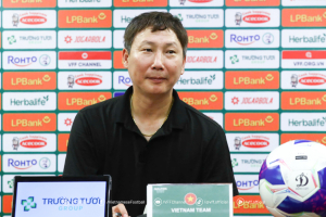 HLV Kim Sang-sik hài lòng với chiến thắng mở màn của U23 Việt Nam
