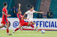 Vòng loại U23 châu Á 2026: Thắng U23 Singapore sát nút, U23 Việt Nam giữ vững ngôi đầu bảng C