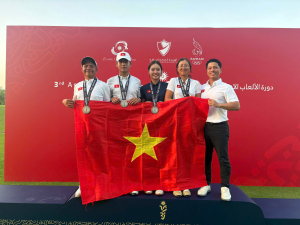 ĐT Golf Việt Nam giành 2 tấm huy chương lịch sử tại ĐH Thể thao Trẻ châu Á - Asian Youth Games 2025 ĐT Golf Việt Nam giành 2 tấm huy chương lịch sử tại ĐH Thể thao Trẻ châu Á - Asian Youth Games 2025