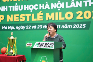 Khai mạc VCK Giải Bóng rổ Học sinh Tiểu học Hà Nội lần thứ XIX Cúp NESTLÉ MILO 2025 Khai mạc VCK Giải Bóng rổ Học sinh Tiểu học Hà Nội lần thứ XIX Cúp NESTLÉ MILO 2025
