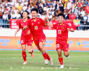Đánh bại Myanmar, ĐT nữ Việt Nam xuất sắc vào bán kết SEA Games 33