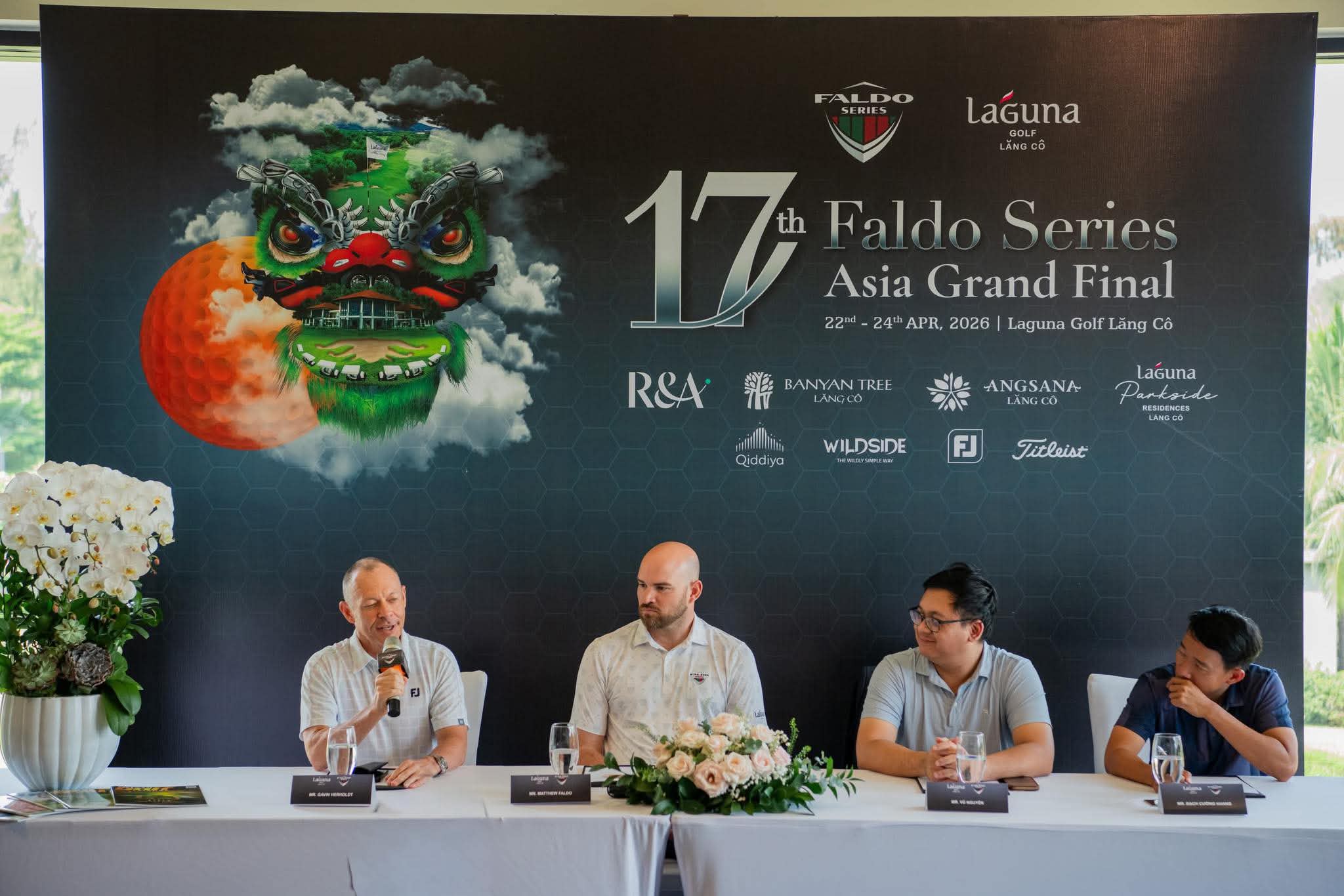 Laguna Golf Lăng Cô tiếp tục đăng cai VCK Faldo Series châu Á thêm 3 năm